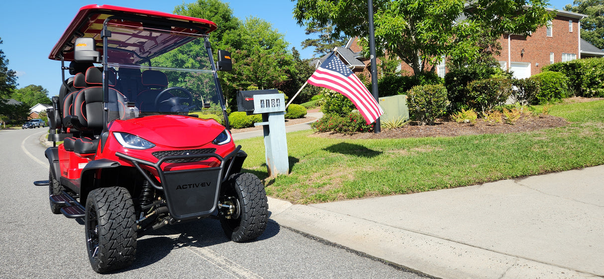 2025 ActivEV Pulse 6 Seater Lifted Golf Cart LSV