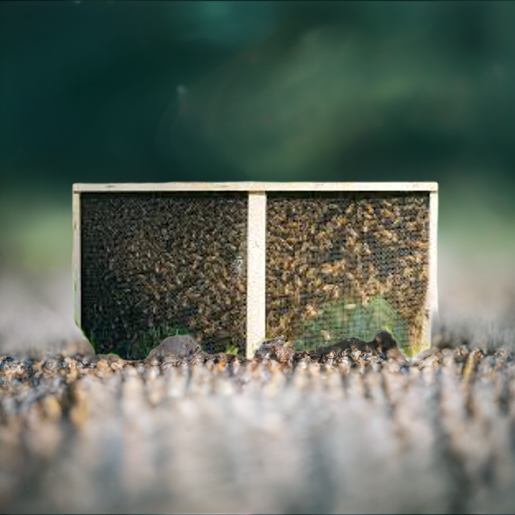 Approx 3 lbs. Package of ITALIAN HYBRID Honeybees with MARKED Mated Queen for 2026