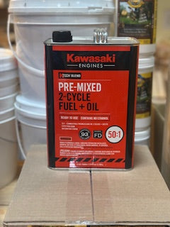 Kawasaki 2-cycle fuel + oil 1 gallon