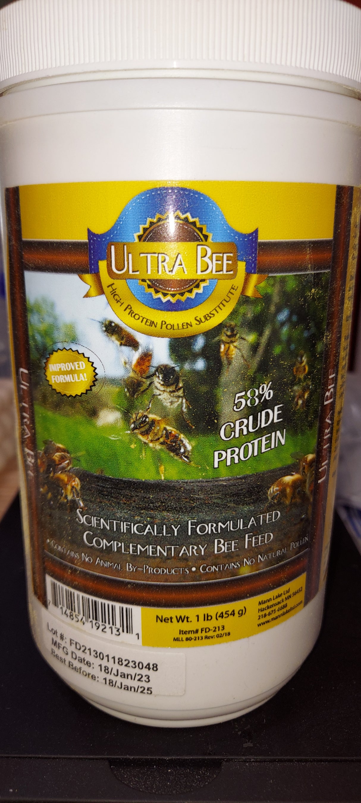Ultra Bee Dry Pollen Substitute