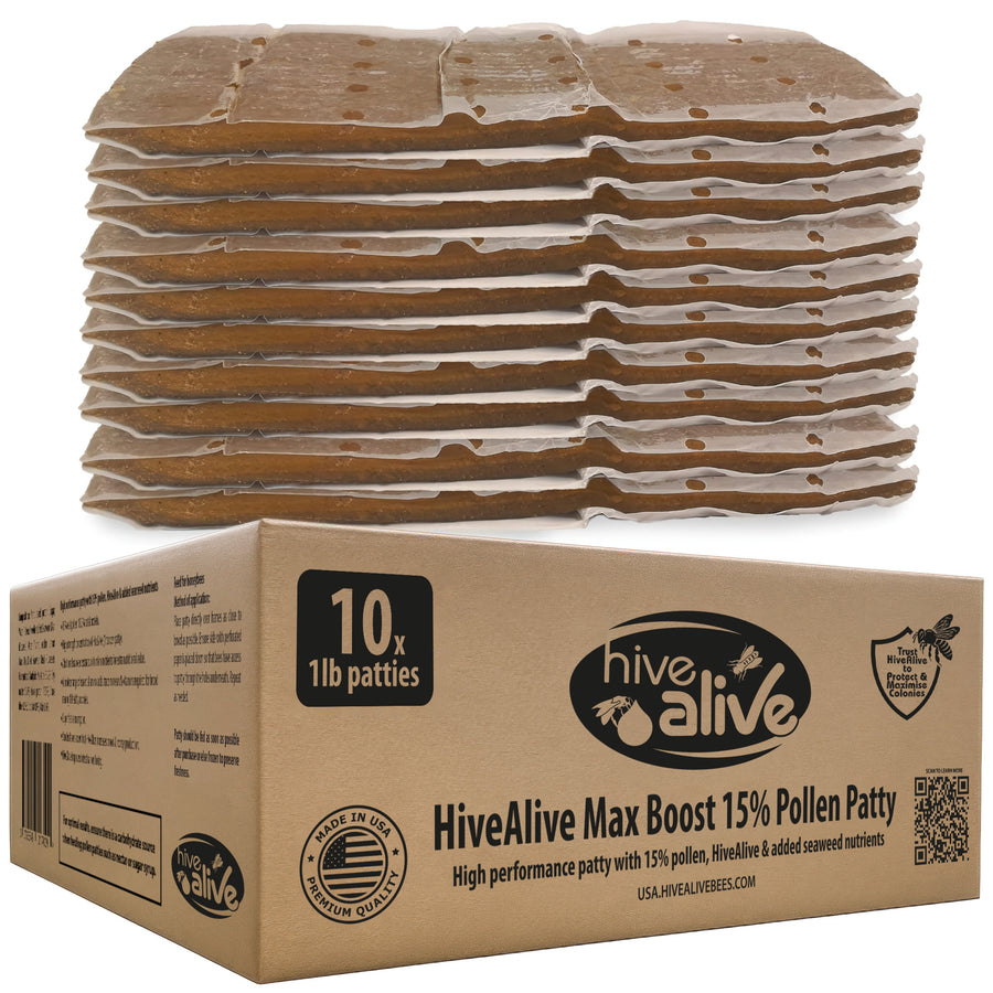 HiveAlive High Performance Pollen Patty - 15% Max Boost Single Patty HiveAlive High Performance Pollen Patty - 15% Max Boost Single Patty