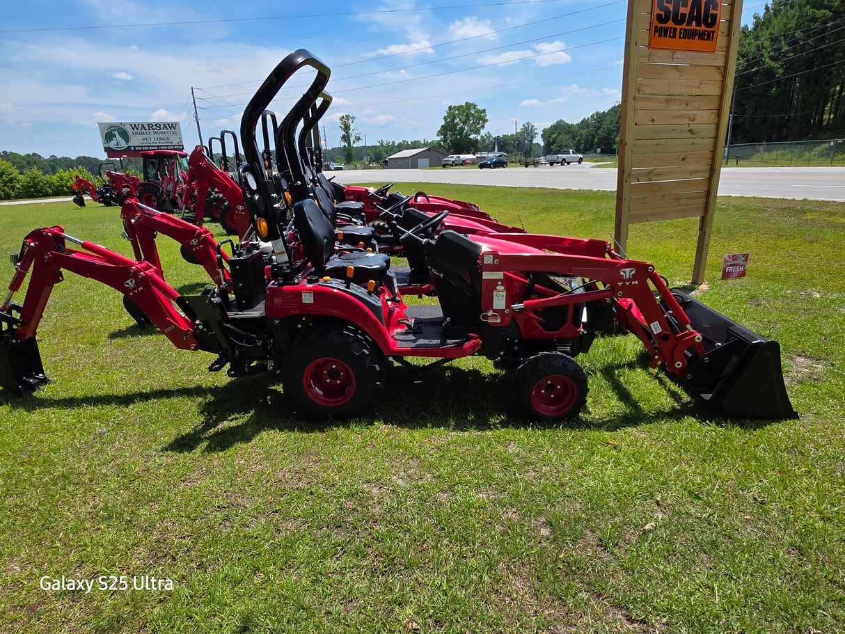 T224 Series 1 Sub-Compact Tractor with TPP Loader and TB 50 Backhoe