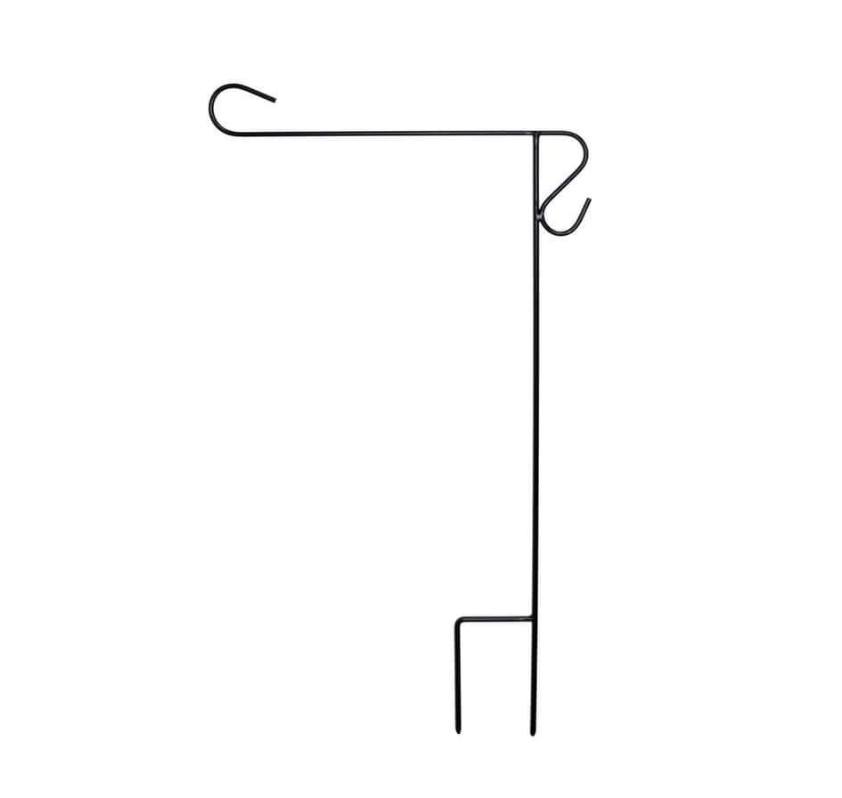Short Metal Garden Flag Stand