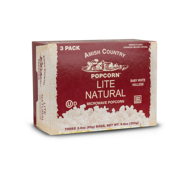 Amish Microwave Popcorn box of 3 bags