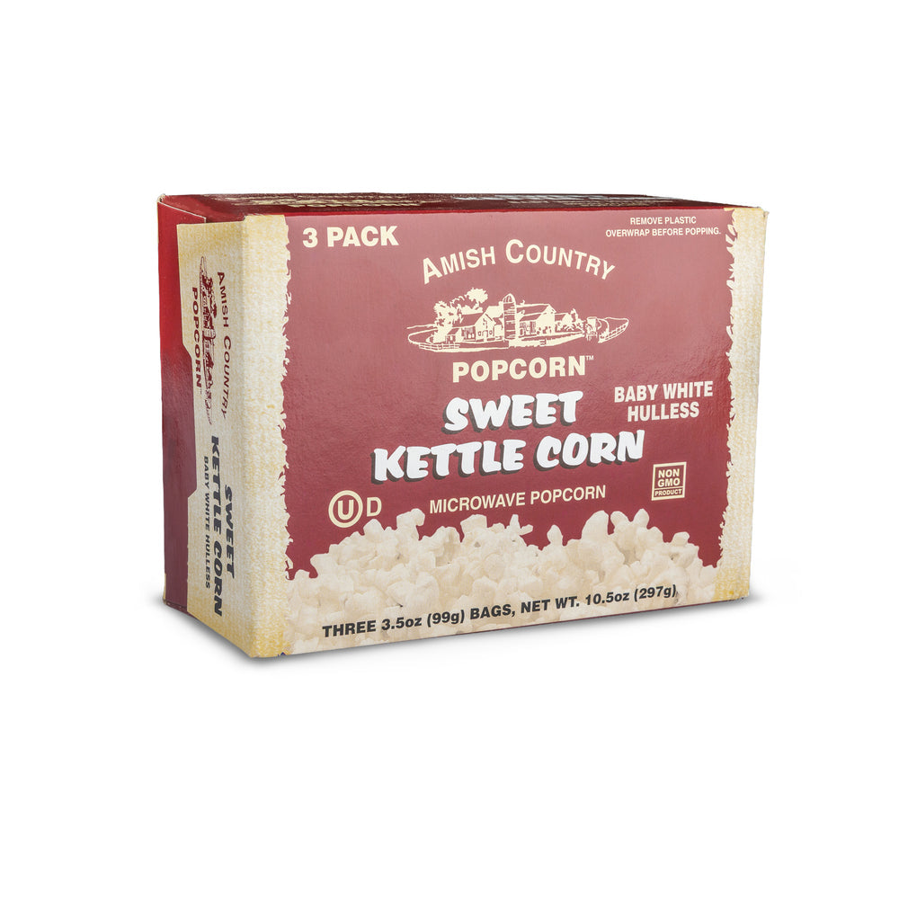 Amish Microwave Popcorn box of 3 bags