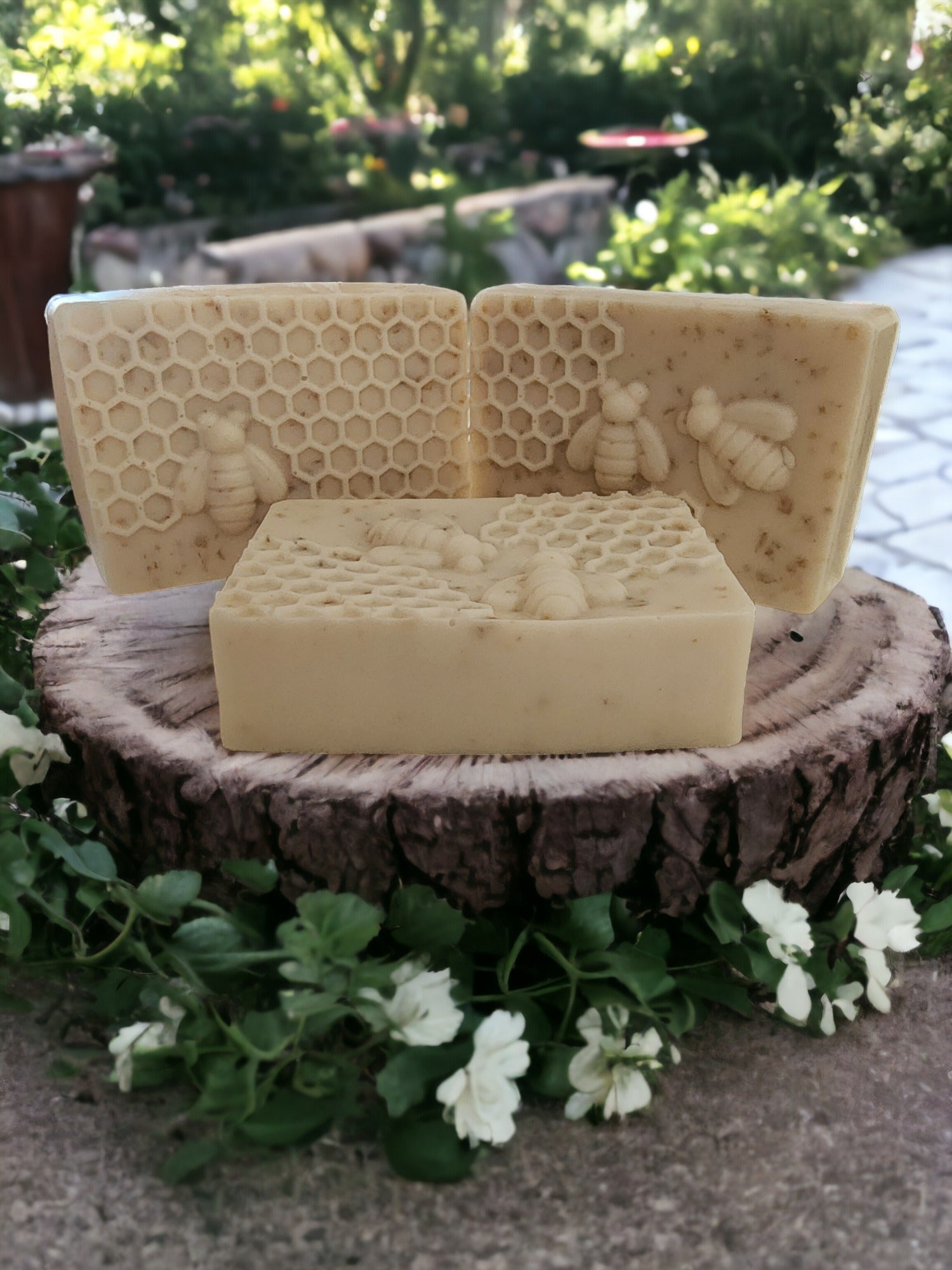 Rectangle Bee Honey Soap