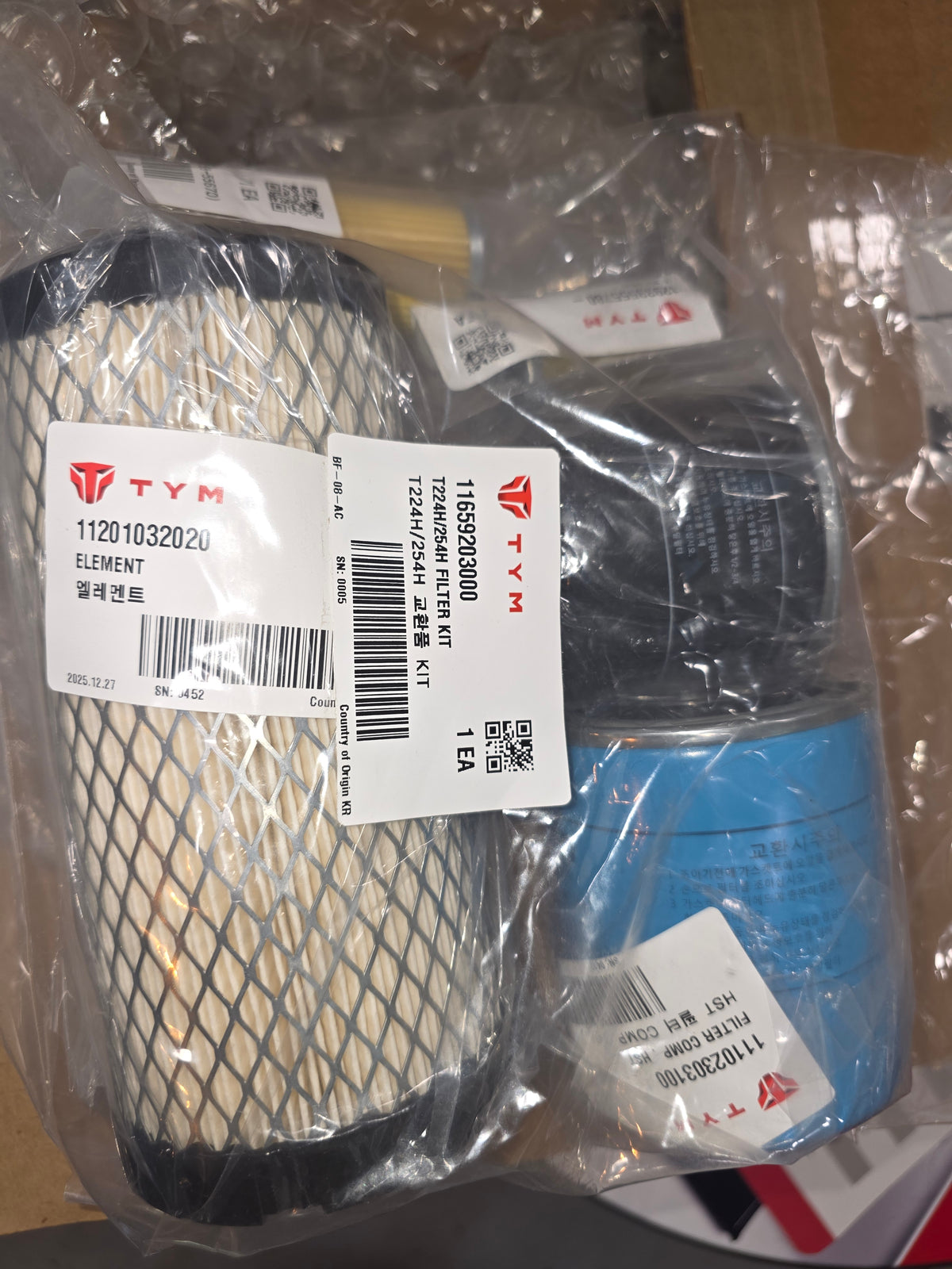 T224H/254H Filter Kit