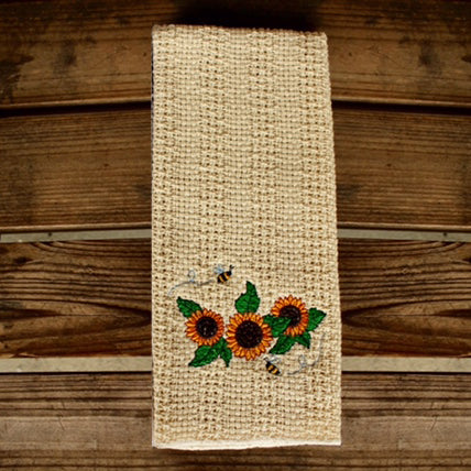 100% Cotton Kitchen Decorative Embroidered Towel - 0