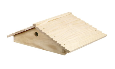 Gabled Pine Roof