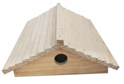 Gabled Pine Roof